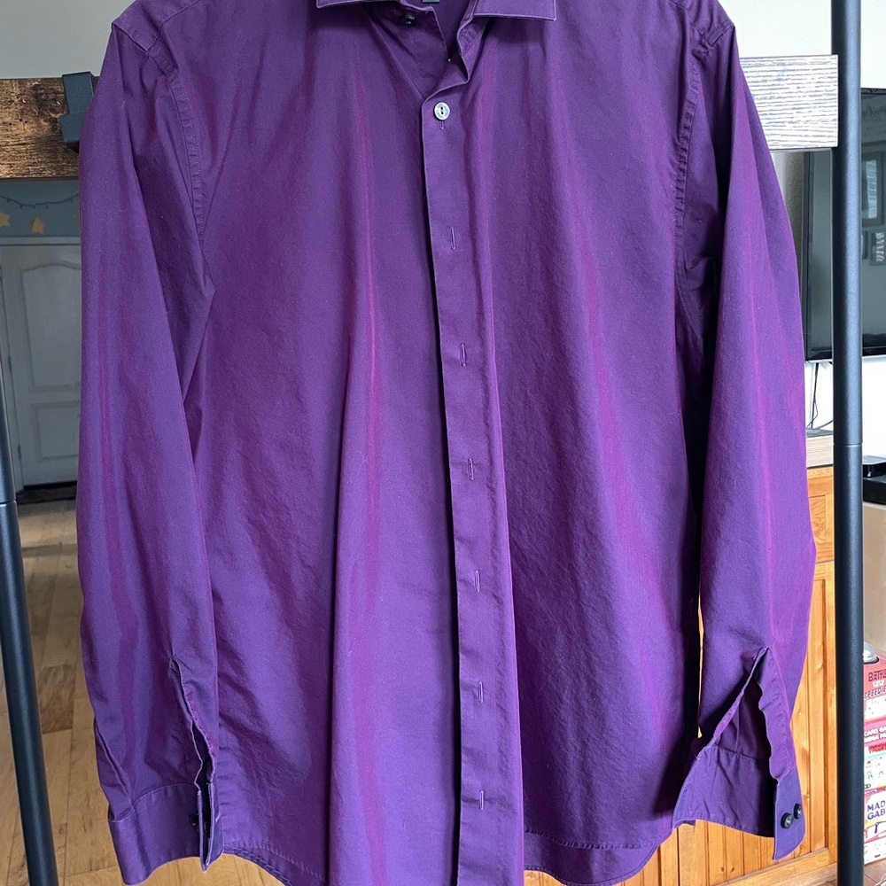 Kenneth Cole Purple Men's Shirt